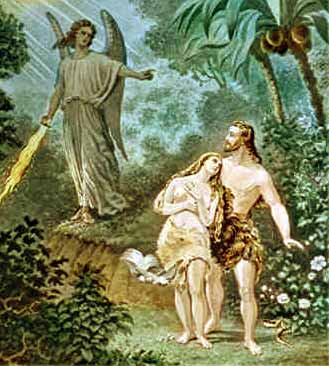 Adam and eve and the two trees   life, hope  truth