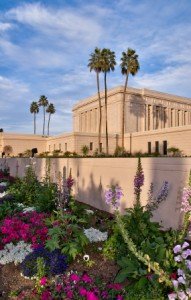 Mesa temple front side view